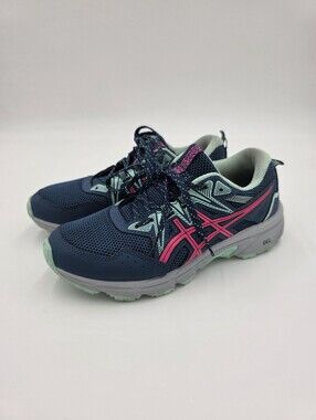 ASICS Women's Gel Trail Running Shoes Women's Size 7 Blue Muticolor